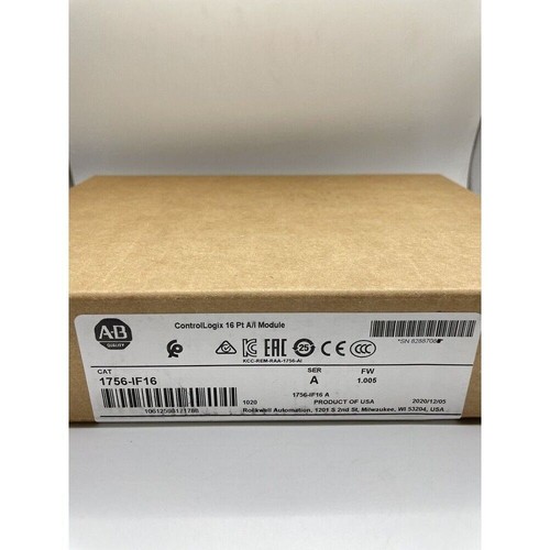 NUEVO - Módulo de entrada Allen-Bradley 1756-IF16 SER A ControlLogix 16 Pt 1756IF16 EE. UU. - Imagen 2 de 6