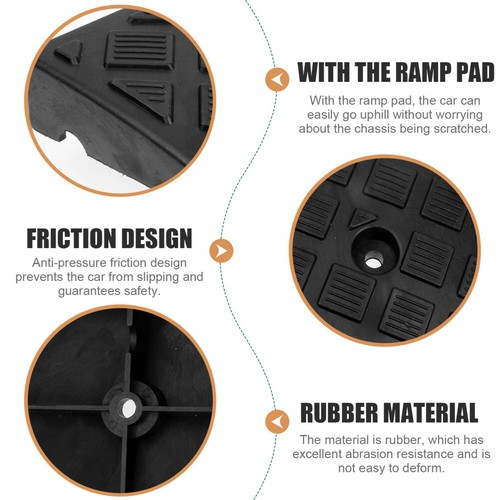 Almohadilla rampa para silla de ruedas rampas de entrada de coche para coches bajos - Imagen 2 de 19