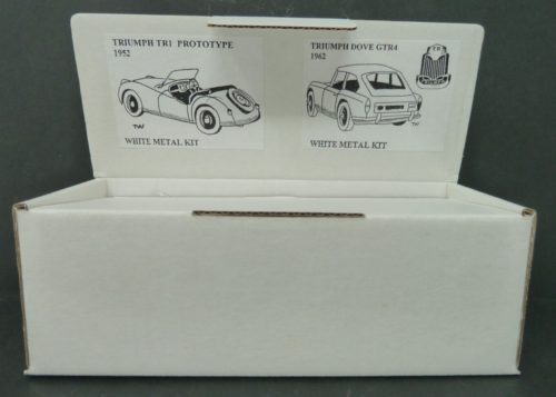 KIT DE METAL BLANCO TREVOR WRIGHT TW MODELOS #298 TRIUMPH TR 3A 'AMERICA' 1957 1:43 - Imagen 10 de 13