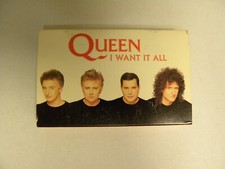 QUEEN - I WANT IT ALL - Cassette Single Tape Brian May - Freddie Mercury