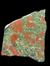 UNAKITE SLAB  7OZ UNPOLISHED Epidote Lapidary Rough Rock Mineral Raw Slice