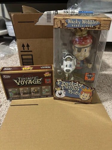 Funko Wacky Wobbler Pirate Freddy Funko with Proto and Bitty Pop Fundays 2024 LE