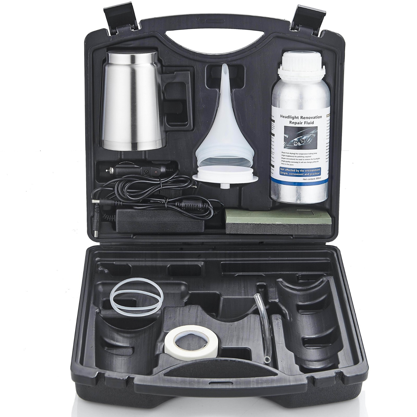 Kit rénovation phares optiques pro et traitement vapeur polymérisation feux