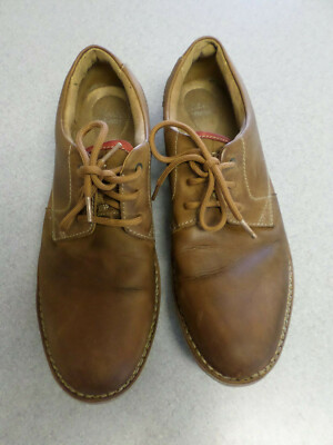 Clarks Brown Leather Oxfords. Men display picture 2