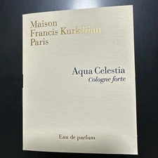 Maison Francis Kurkdjian AQUA CELESTIA Cologne forte EDP 2ml/0.06oz sample spray
