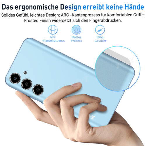 Android Smartphone 64GB ROM 6,5" Handy Ohne Vertrag Dual SIM Face ID GPS 2025 - Bild 8 von 17