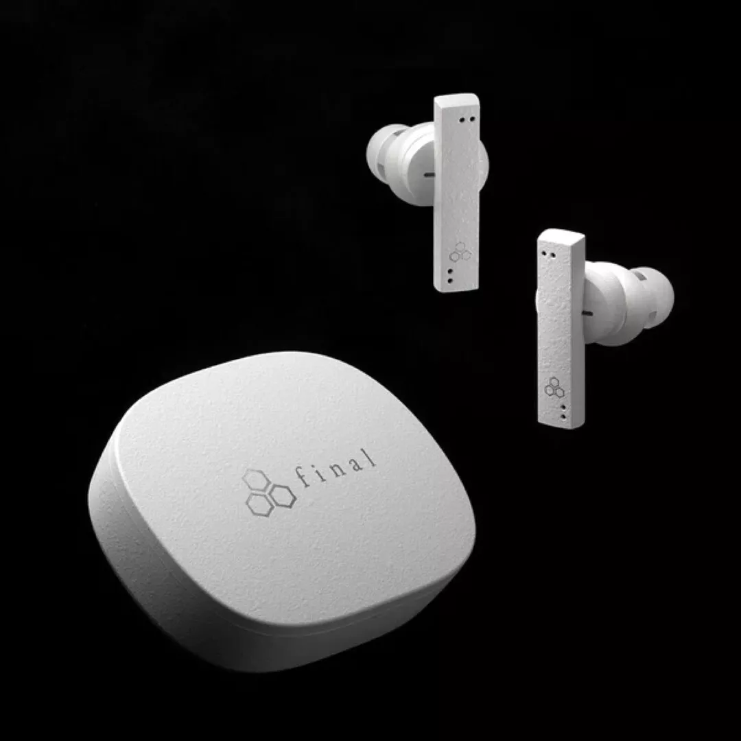 final ZE8000 Bluetooth Wireless Earphone Active Noise Canceling 8K SOUND,  White