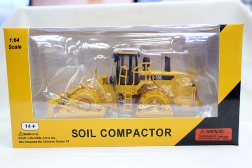 1/64 C-COOL Engineering Soil Compactor Vehicle Truck Toy Model - Picture 9 of 9