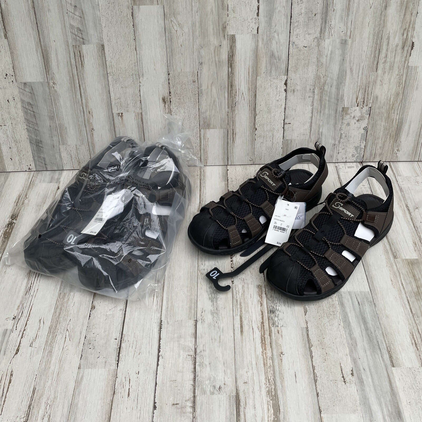 Skechers Hiking Sandals Brown Men's Size 10 New (2) Pairs MIZZA Style