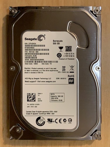 Seagate - Barracuda - 500GB - 7200 RPM - 6.0 Gbps - SATA 3 - 3.5" HDD Hard Drive - Picture 6 of 16
