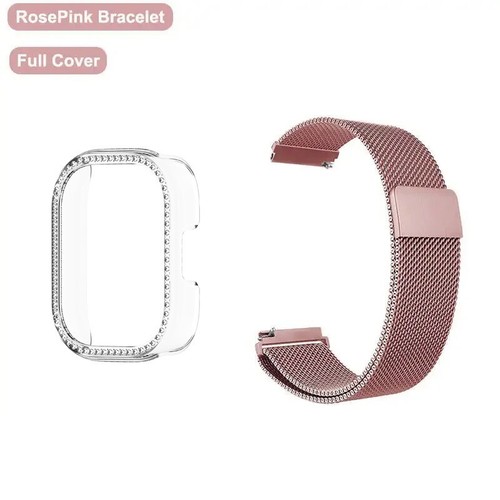 Mediolański pasek magnetyczny + etui do zegarka Redmi 5 Active / Lite Band TPU Soft Case - Zdjęcie 8 z 14