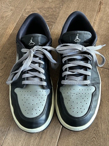 Nike Air Jordan 1 Low Golf Shoes Black/Meduim Grey-Sail. DD9315-001 Men US 11.5