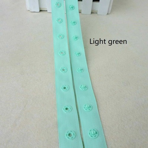 5M Snap Button Ribbon Fasteners Press Stud Tape Sewing Trimming DIY Accessories - Picture 17 of 29