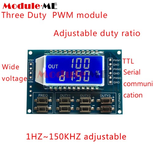 1-10x Generatore di Segnale PWM Impulso Onda Frequenza Duty Cycle Modulo Regolabile K - Foto 6 di 15