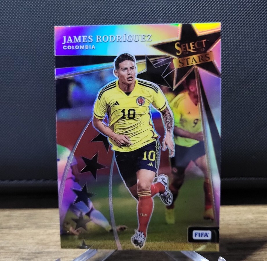 スポーツ選手 PANINI SELECT JAMES RODRIGUEZ 2022-23 Panini Select FIFA Select Stars James Rodriguez #23