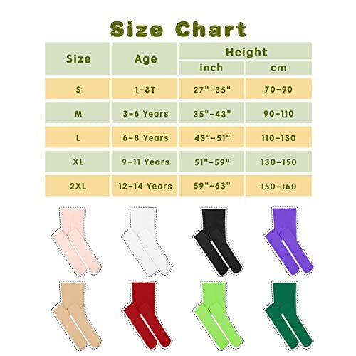 Ballet Tights for Girls Ultra Soft Dance Tights Elastic 6-8 Years 01 White - Picture 6 of 7