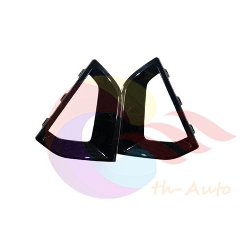 √1 Pair Glossy Black Front Bumper Grille Cover For BMW G30 5-Series Luxury 21-23 - Picture 3 of 11