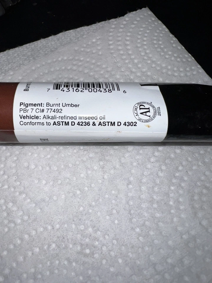 DANIEL SMITH Original Oil Color Paint 37 ML 1.25 fl oz Tube Burnt Umber - Image 3 of 4