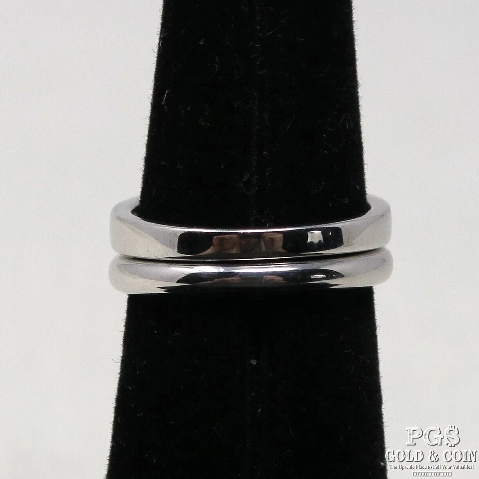 14K Princess Cut 0.90 克拉 SI2,I 钻石订婚/婚礼套装 尺寸 6.25,6.5 24683 — 第 4/4 张图片