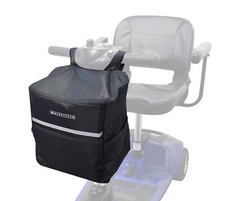 Soft Basket Tiller Bag for Mobility Scooters, Weather Resistant Storage Bag