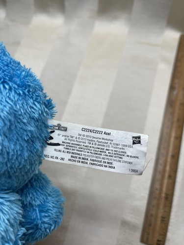 Cookie Monster Plush Hasbro Sesame Street 10" 2013 Soft Eyes Stuffed Animal Toy - Picture 3 of 3