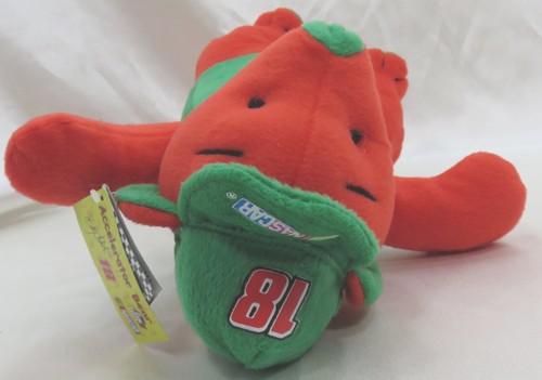 NASCAR #18 Bobby Labonte Accelerator Bear 13" Plush Stuffed Animal New w/ Tags - 第 5/7 張圖片