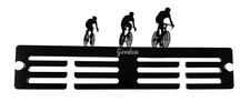 Personalised Cycling Medal Holder Rack Hanger 3 Tier in Black 5mm Acrylic x 1
