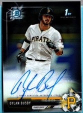 2017 BOWMAN DRAFT Chrome  Autograph Auto  Dylan Busby  Card # CDA-DB