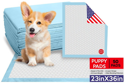 50 SUPER MAX ABSORBENCY 23 x 36 EXTRA LARGE Dog Puppy Training Wee Wee Pee Pads
