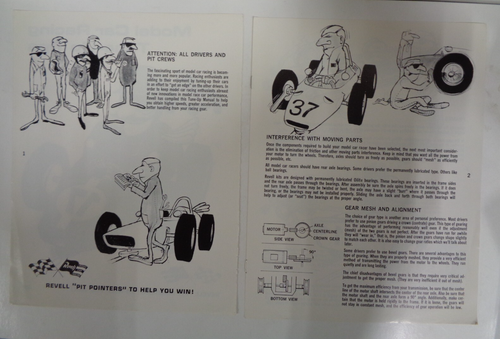 1964 Revell "Pit Pointers" Model Car Racing Tune-Up Tips - Picture 2 of 4