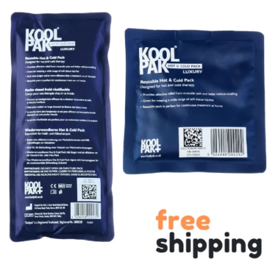 Koolpak Reusable Hot/Cold Sports Ice Gel Pack First Aid Sprains Pain Relief