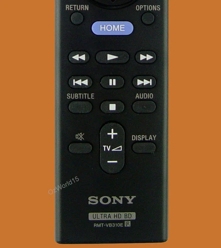 RMT-VB310E SONY REMOTE RMTVB310E UBP-X800 UBPX800 GENUINE Ultra HD Blu-ray / DVD - Picture 3 of 5