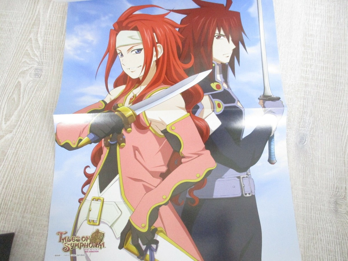 TALES OF SYMPHONIA Animation Visual Fan Book w/Poster Art Works
