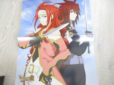 TALES OF SYMPHONIA Animation Visual Fan Book w/Poster Art Works