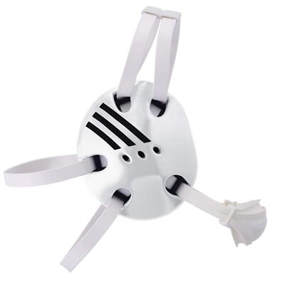 Adjustable White Ear Muffs Low Profile Soft Foam Covered Ear Cups 4 Straps
