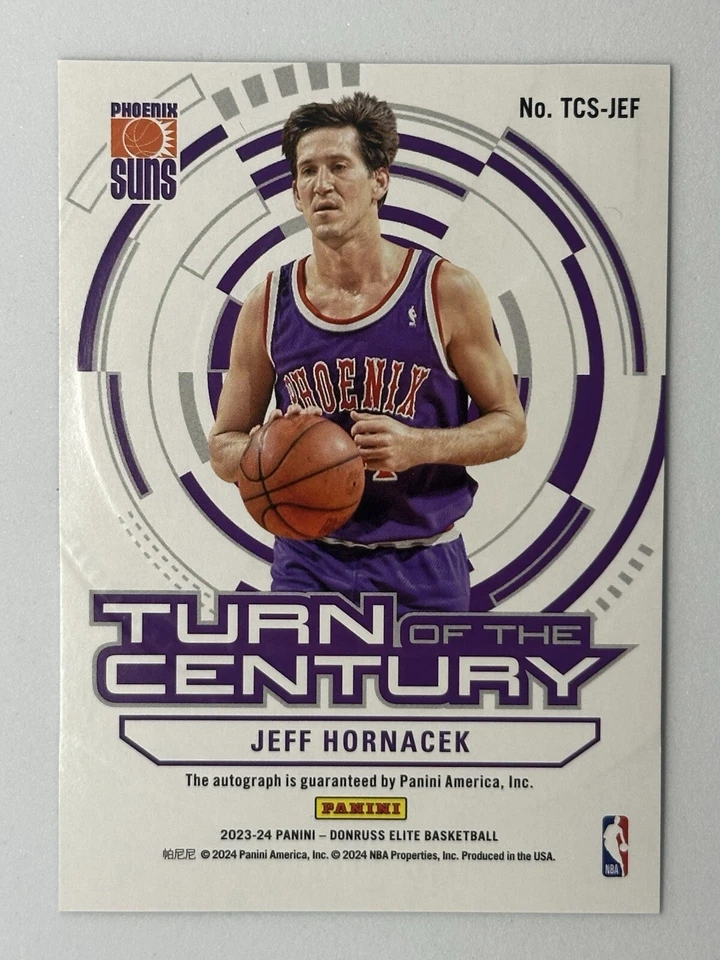 2023-24 JEFF HORNACEK золото /10 AUTO ELITE рубежа веков автографы Феникс - Изображение 3 из 3