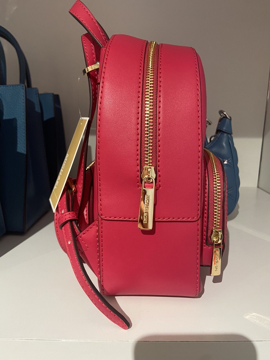 MICHAEL KORS JAYCEE XS MINI ZIP POCKET LEATHER BACKPACK