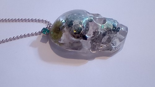 Sterling Silver, Punk Meets Classy In This Skull Pendant Necklace! Magical - Picture 7 of 8