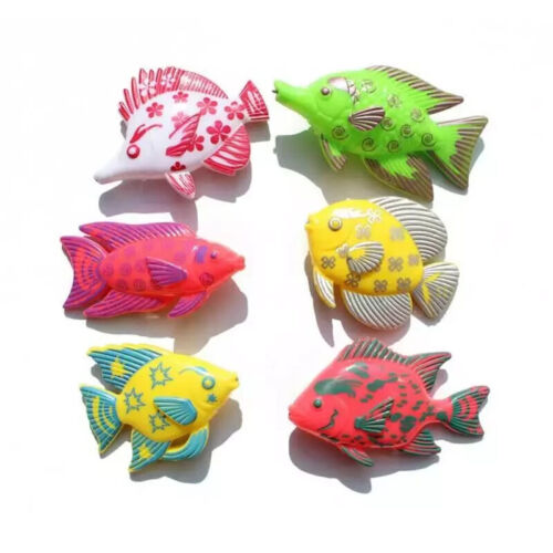 10Pcs Funny Fishing Rod Magnetic Fish Game Educational Toy Kids Baby Bath Time - Picture 3 of 7