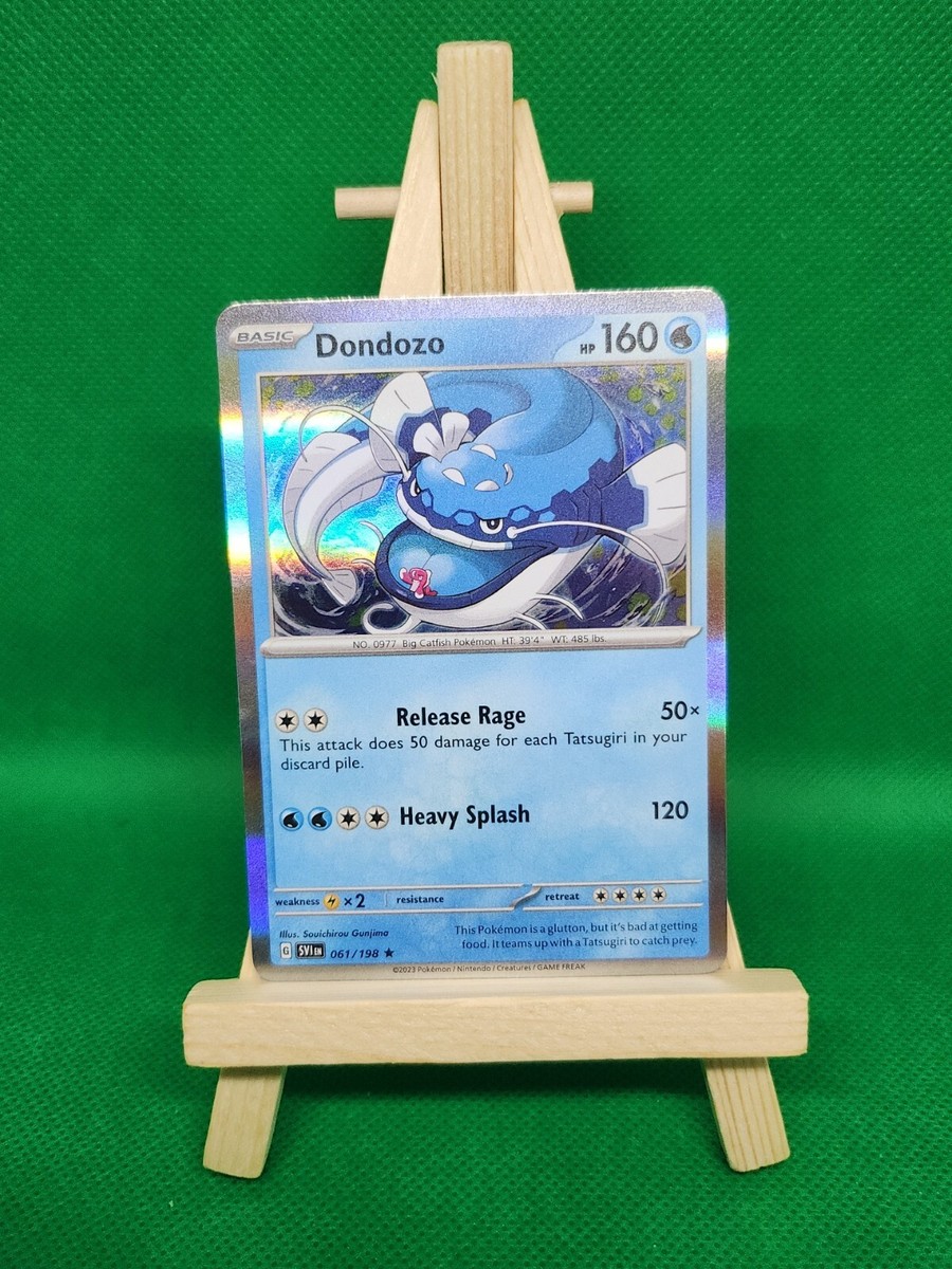 Dondozo 061/198 Reverse Holo Rare Pokemon Scarlet & Violet