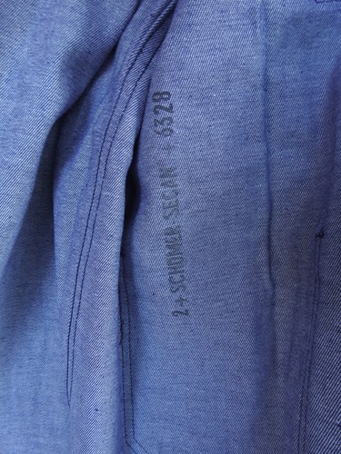 Vintage Denim Work Jacket SCHUEMER SECAN Blue Worker French Chore Coat SKW (M) - Picture 10 of 15