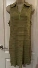 WILD FABLE WOMENS SLEEVELESS ZIP FRONT BODYCON POLO DRESS  LARGE🆕