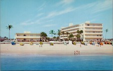 1960 Galt Ocean Mile Hotel Fort Lauderdale, Florida Vtg Postcard, Photo  #2778