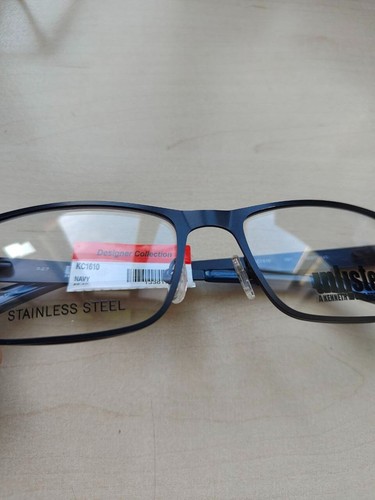 Unlisted KC1610 091 Navy Men's rectangular frame 55-17-145 - 第 2/12 張圖片