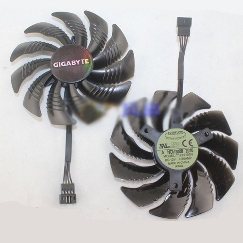 T129215SU for Gigabyte GTX1070 WINDFORCE OC 8G graphics fan 4pin 87mm