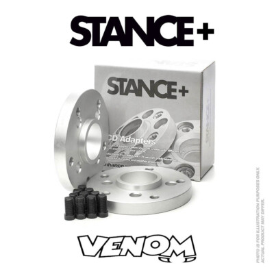 Stance+ 20mm PCD Hub Adapters BMW 3 Series E30 4x100 57.1 M12 to 5x130 71.6 M14