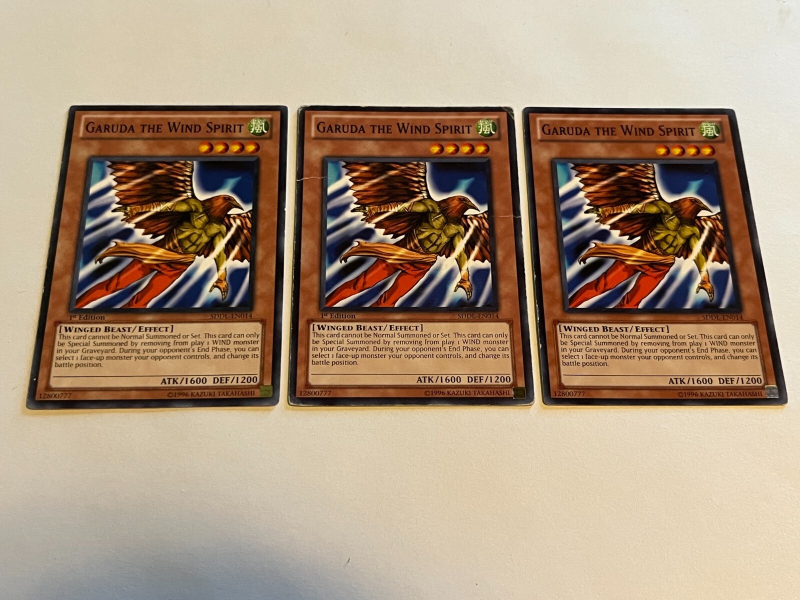 Garuda the Wind Spirit SDDL-EN014 Dragunity Legion Unlimited for 