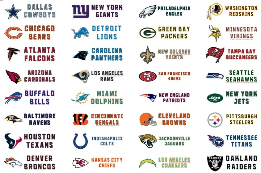 (32) Divisores de tarjetas deportivas ALTOS con (32) etiquetas personalizadas GRATIS con logotipo de la NFL Foto 2 de 4