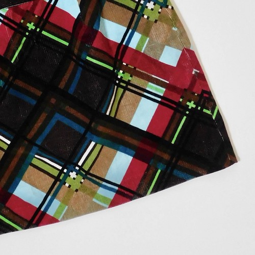 ETCETERA Corduroy Plaid Pencil Skirt Stretch Dark Academia Preppy College Size 8 - Picture 6 of 9