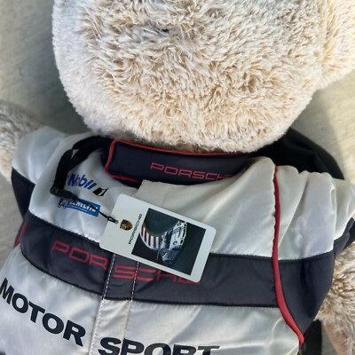 Genuine Porsche TEDDY BEAR in Motorsport Racesuit with